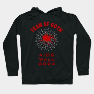 SWAG Team SF Goth AIDS Walk 2024 Spider Hoodie